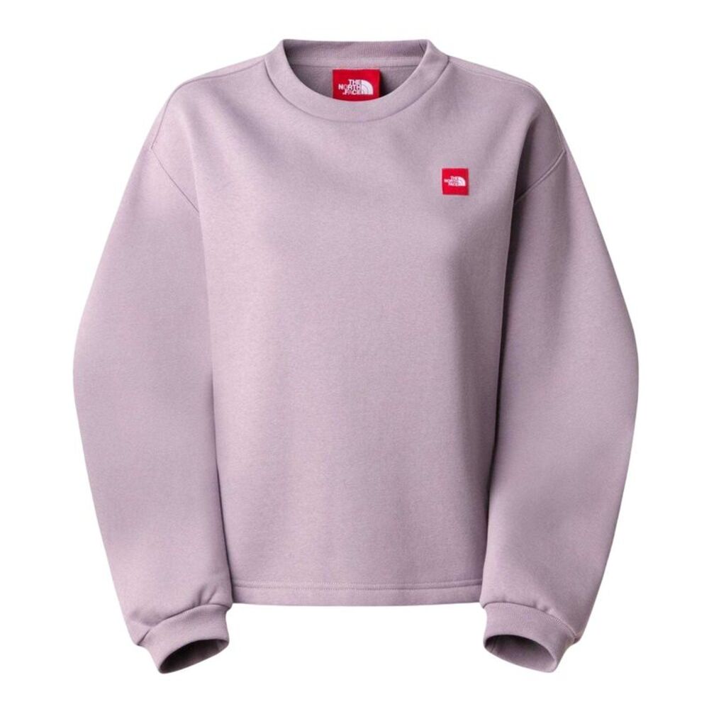 The North Face Womens/Ladies Box Logo Relaxed Fit Sweatshirt / Gray